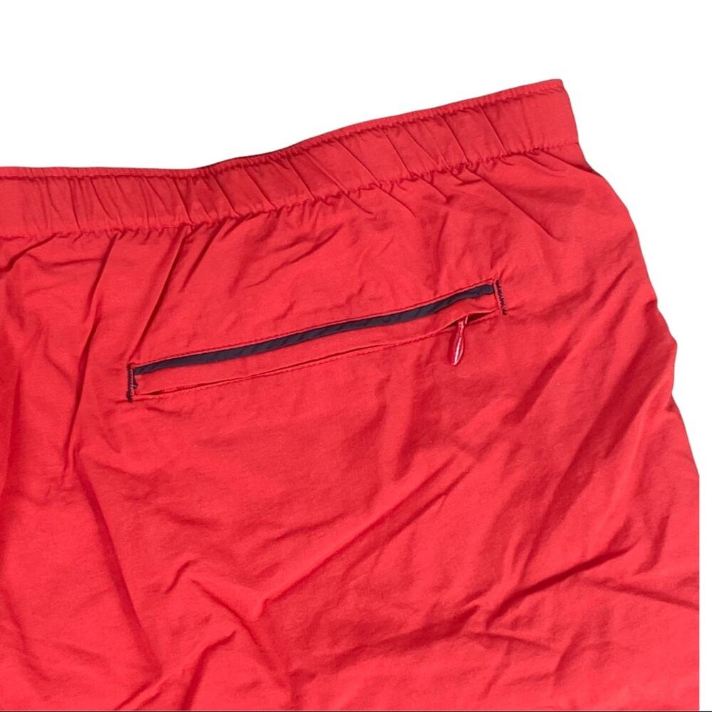 Columbia Red Mens Adjustable Waist Athletic Shorts - Picture 6 of 10